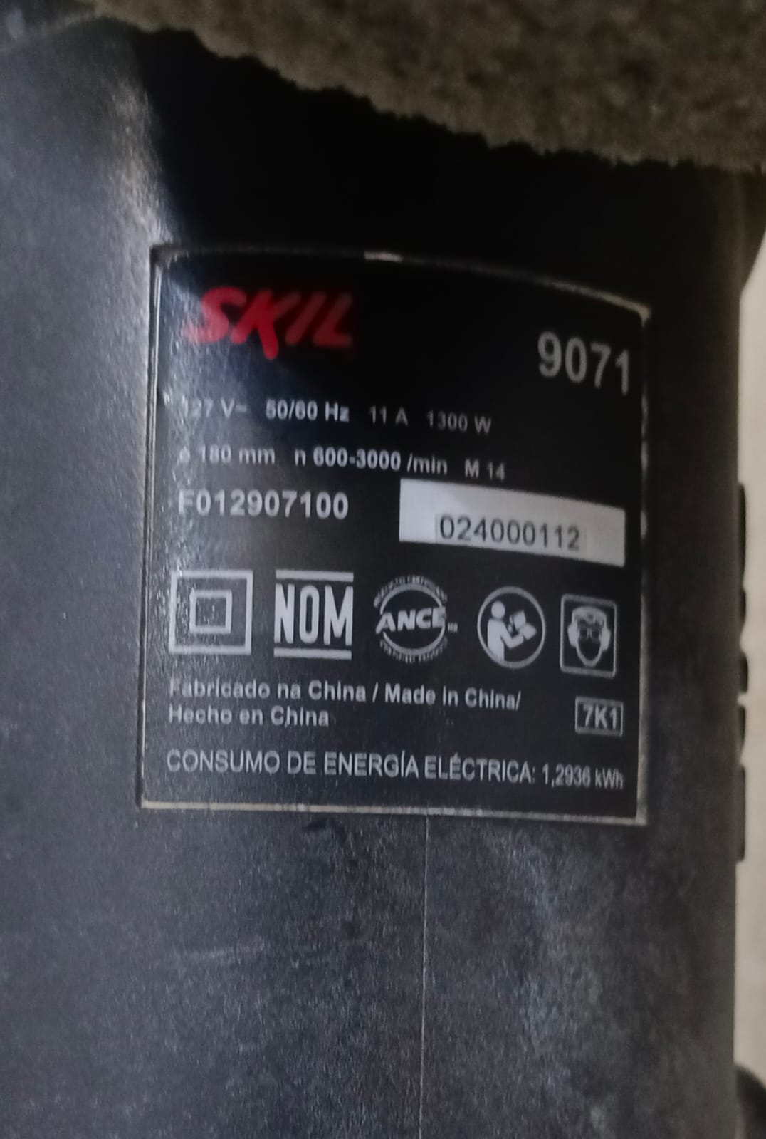 Pulidora de revoluciones SKIL 9071, usado