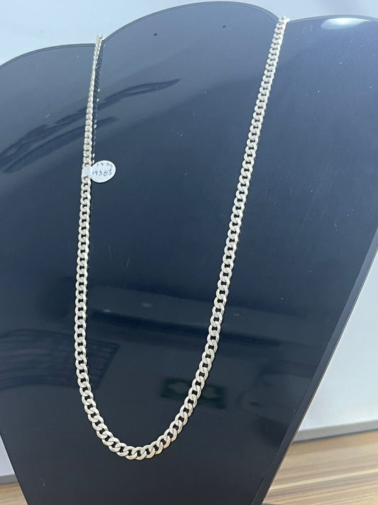 cadena de plata .925 tejido chino pesa 17.5gr 26 cm