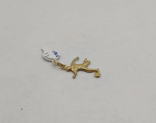 Dije de futball ORO 10k peso 1.1gr, usado