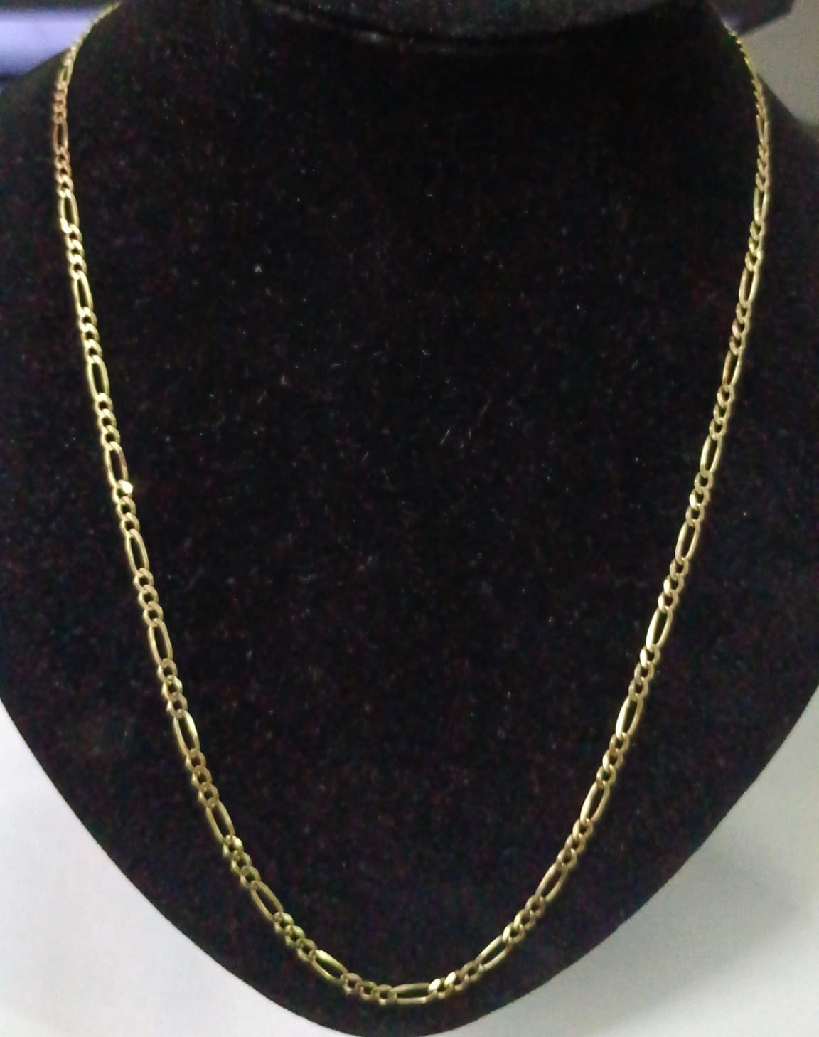 Cadena eslabon 3x1 oro 10k peso 8.3gr, usado