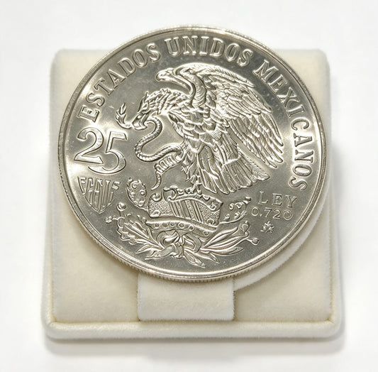 plata moneda olimpica ley .720 22.5g año 1968 USADA