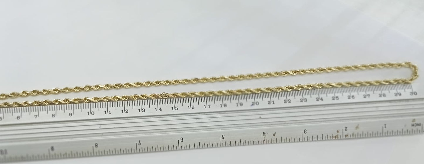 ✨ Cadena Torzal en Oro 14k – Elegancia Clásica con un Brillo Sofisticado ✨