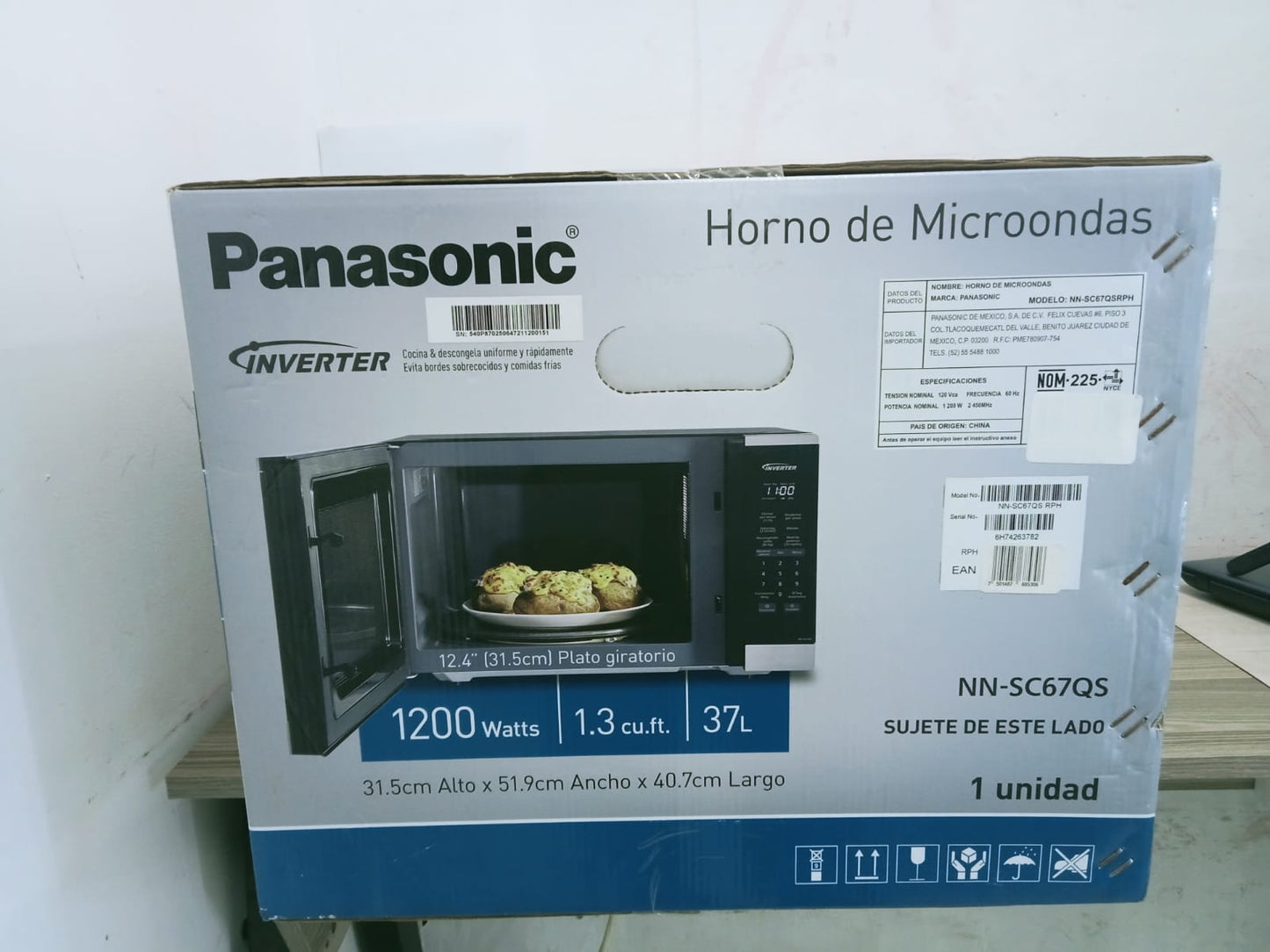 📦 Microondas Panasonic NUEVO en caja