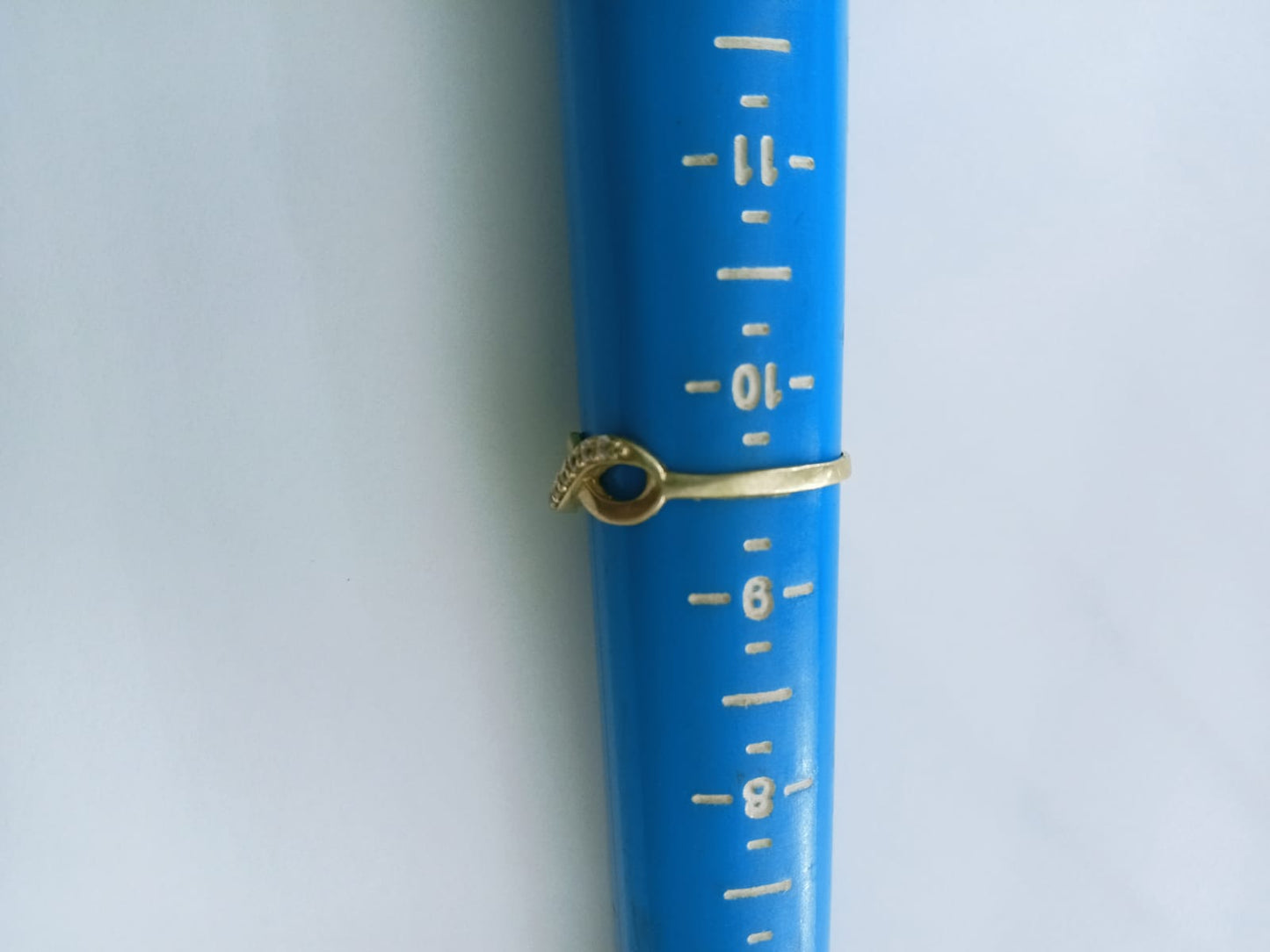 ✨ Anillo Infinito de Oro 10k – Talla 9.5