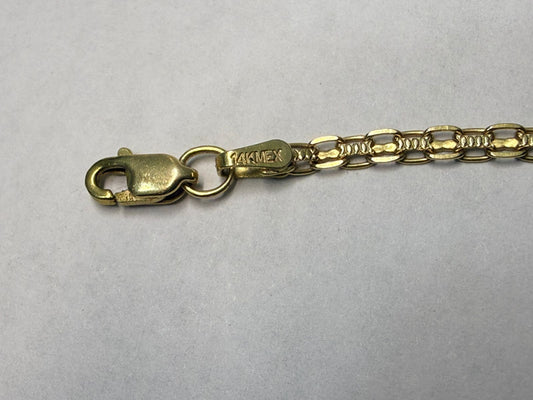 ESCLAVA EN ORO DE 14K 18 CM 2.8 GR