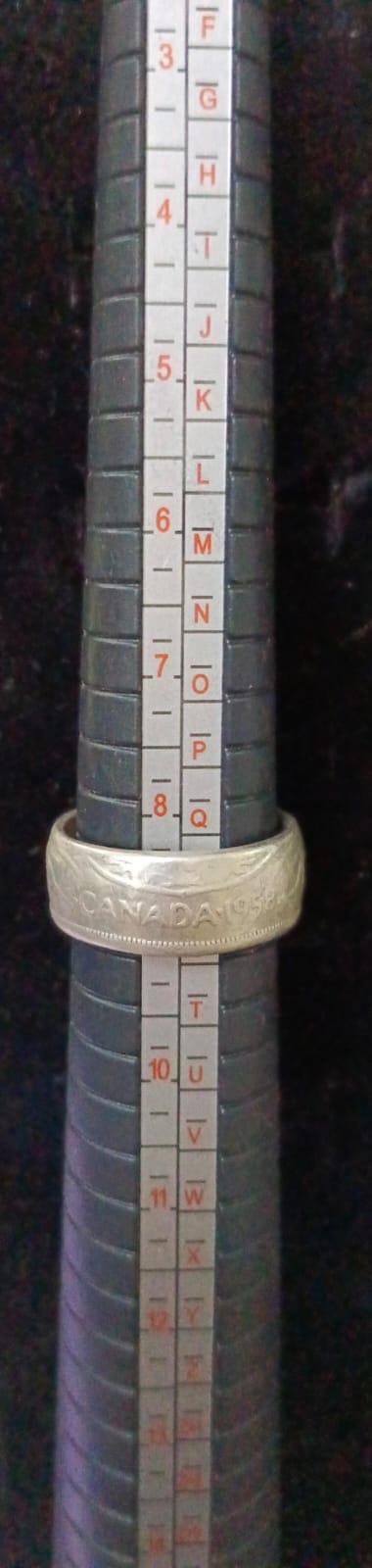 Argolla de PLATA 925 grabada peso 9.7gr, usado