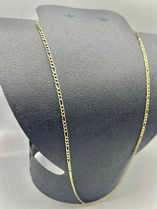 Cadena de oro 3 x 1 pesa 10.3 14k usada