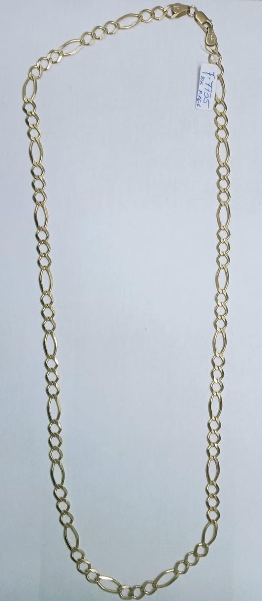 🔗 Cadena Fígaro en Oro 10k – Estilo Tradicional con Peso y Presencia 🔗