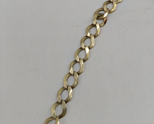 Esclava lisa ORO 10k peso 7.8gr 20cm, usado