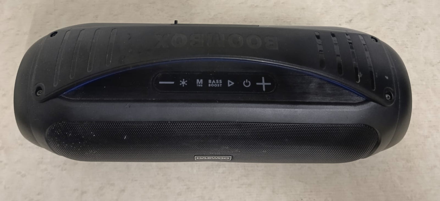 Bocina recargable DAEWOO boombox, usado