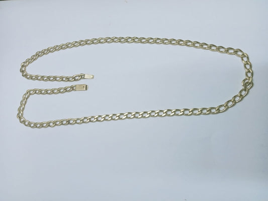 Cadena de Oro 10K – Diseño 1x1 con Broche de Cajón (36.1 g)