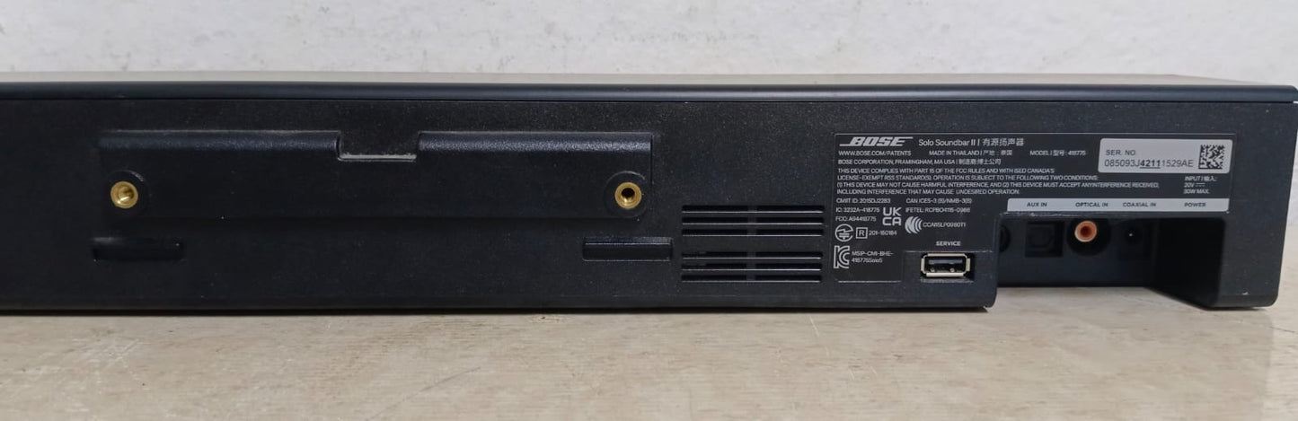 Bocina BOSE soundbar 2, usado