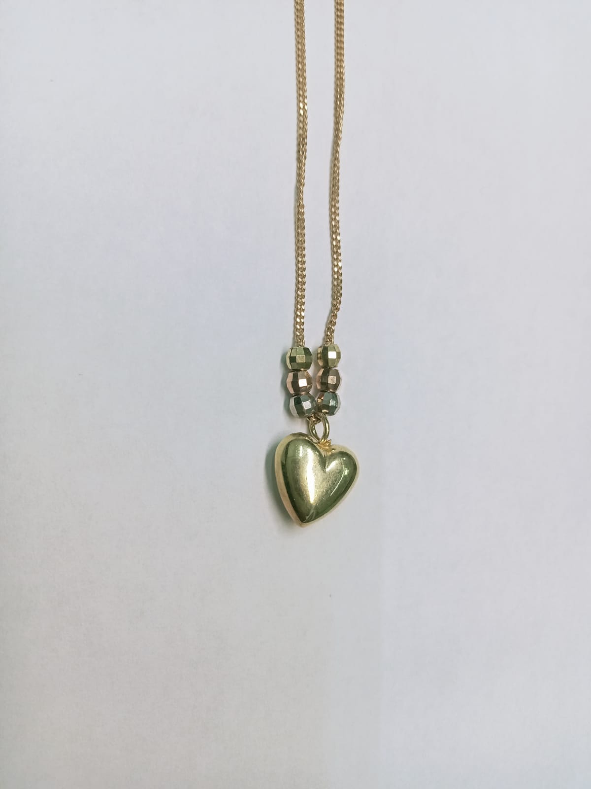 💛 Collar con Dije de Corazón en Oro 10k – Amor y Elegancia en Cada Detalle 💛