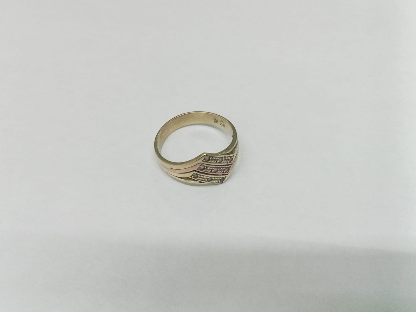 Anillo de Oro 14K — Talla 7 ✨