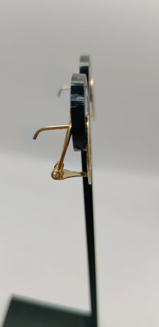Aretes XV años ORO 10k peso 2.3gr, usado