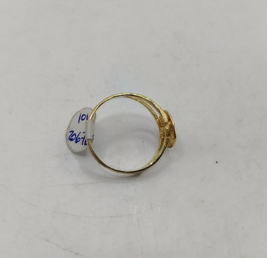 Anillo libra ORO 10k peso 1.4gr, usado