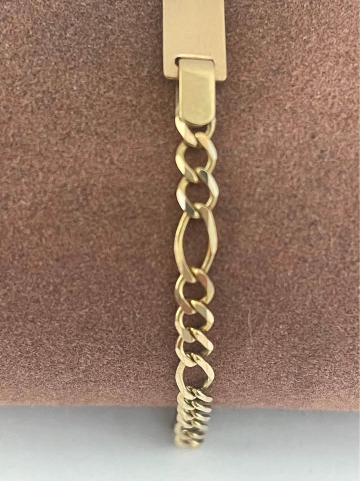 Esclava de oro para niño(a)/10k/3.1gr/16.5cm largo/30mm ancho