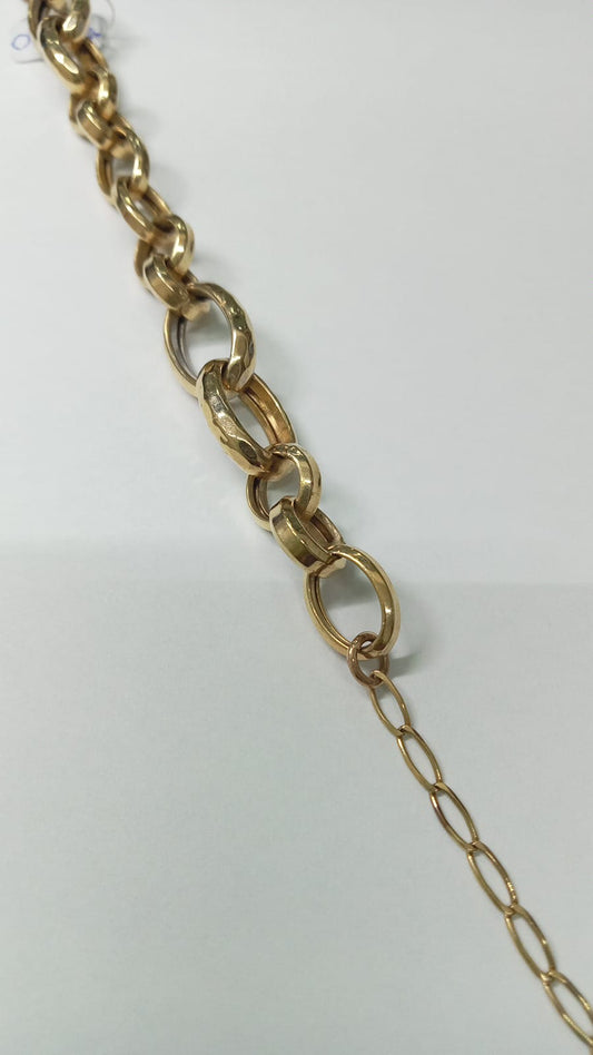 Pulsera de oro 10k 6.4gr 22cm