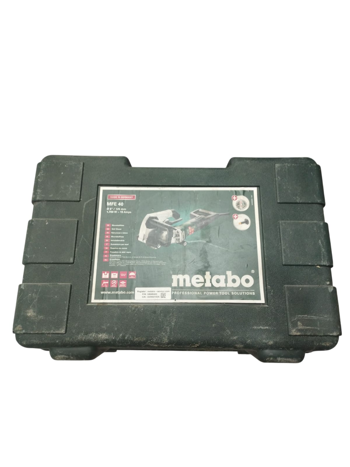 Ranuradora de Pared Metabo MFG40