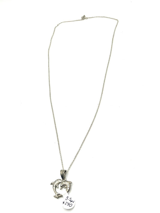 Cadena tejido chino delgadita 3.5 gr 26 cm baño de plata