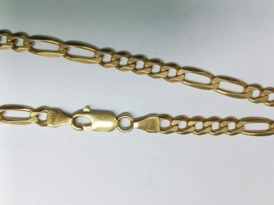 💎 Cadena Cartier Planchada en Oro 14k – Estilo Sofisticado con Brillo y Presencia 💎