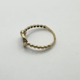 Anillo de oro con figura de elefante 10k 1.8 grms usado
