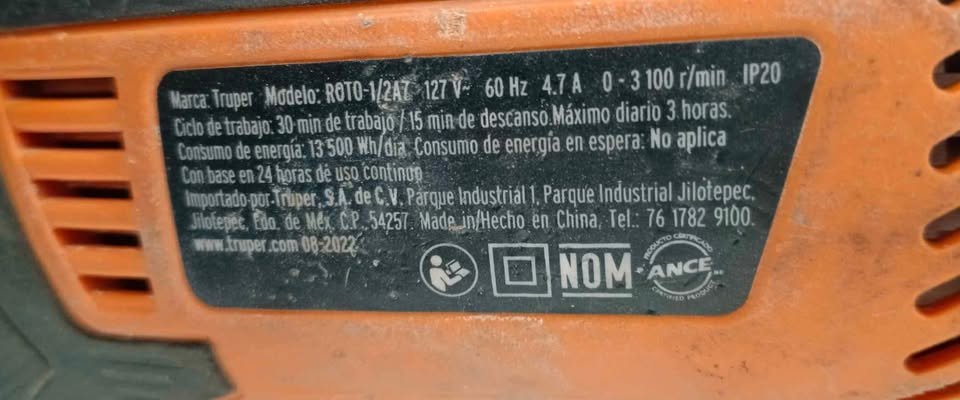Taladro Truper, usado