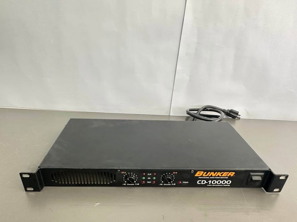 Amplificador de Audio Profesional Bunker