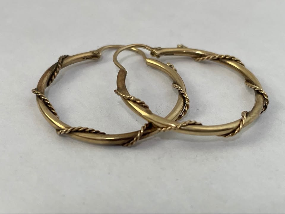 Arracadas oro 10k/2.3gr