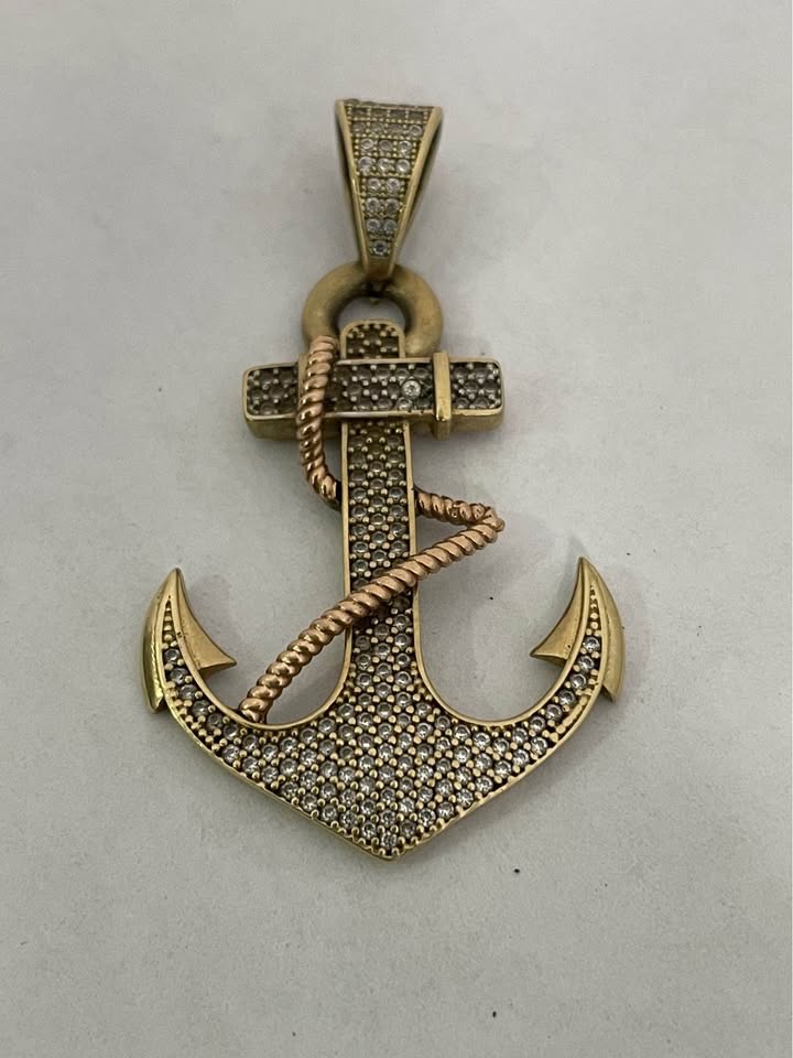 Dije ancla oro/10k/4gr