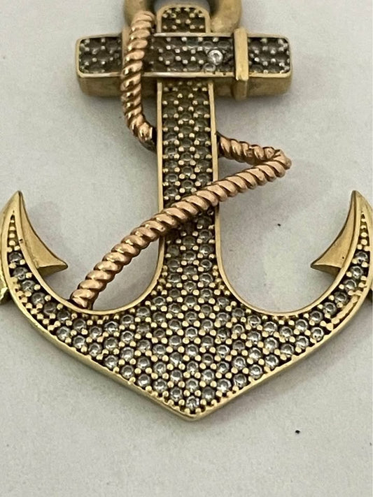 Dije ancla oro/10k/4gr