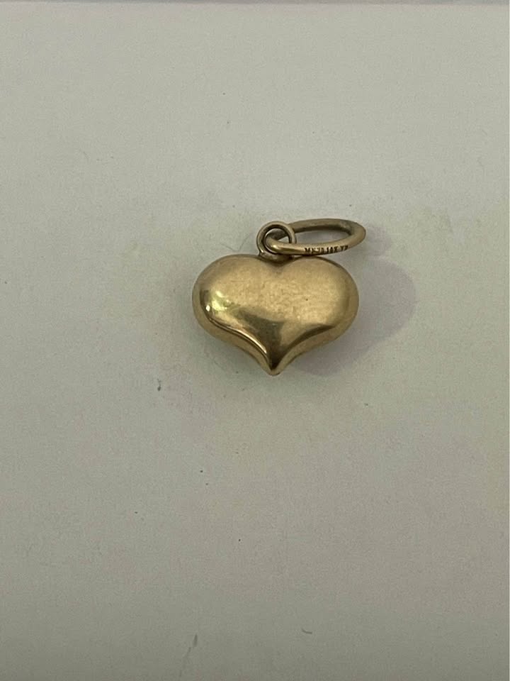 Dije corazón oro/10k/