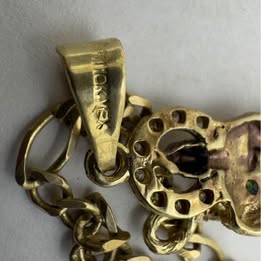 Cadena de Oro 10K con Dije de San Judas – Usada