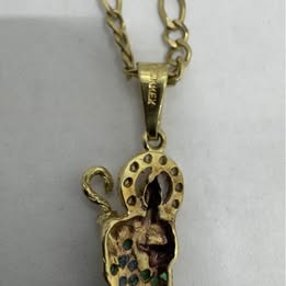 Cadena de Oro 10K con Dije de San Judas – Usada
