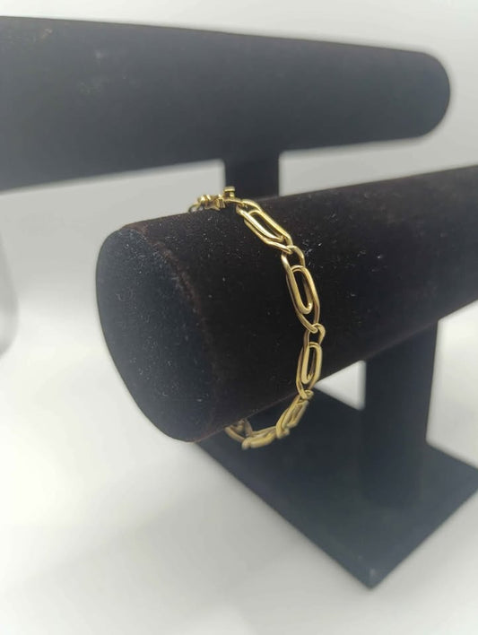 Esclava de oro 14k 10.9 gr 8cm de largo abrochada