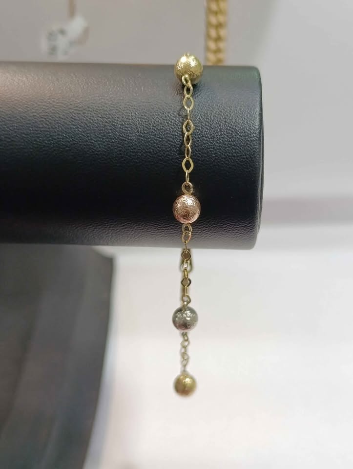 Oro pulsera 10K Peso 2.7 Gramos