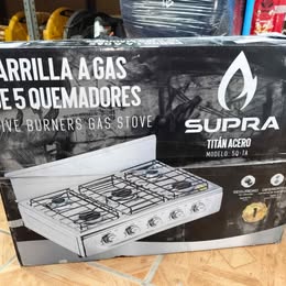 Estufa 5 quemadores supra