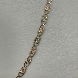 Cadena collar oro/10k/5.9gr/51cm largo/3mm