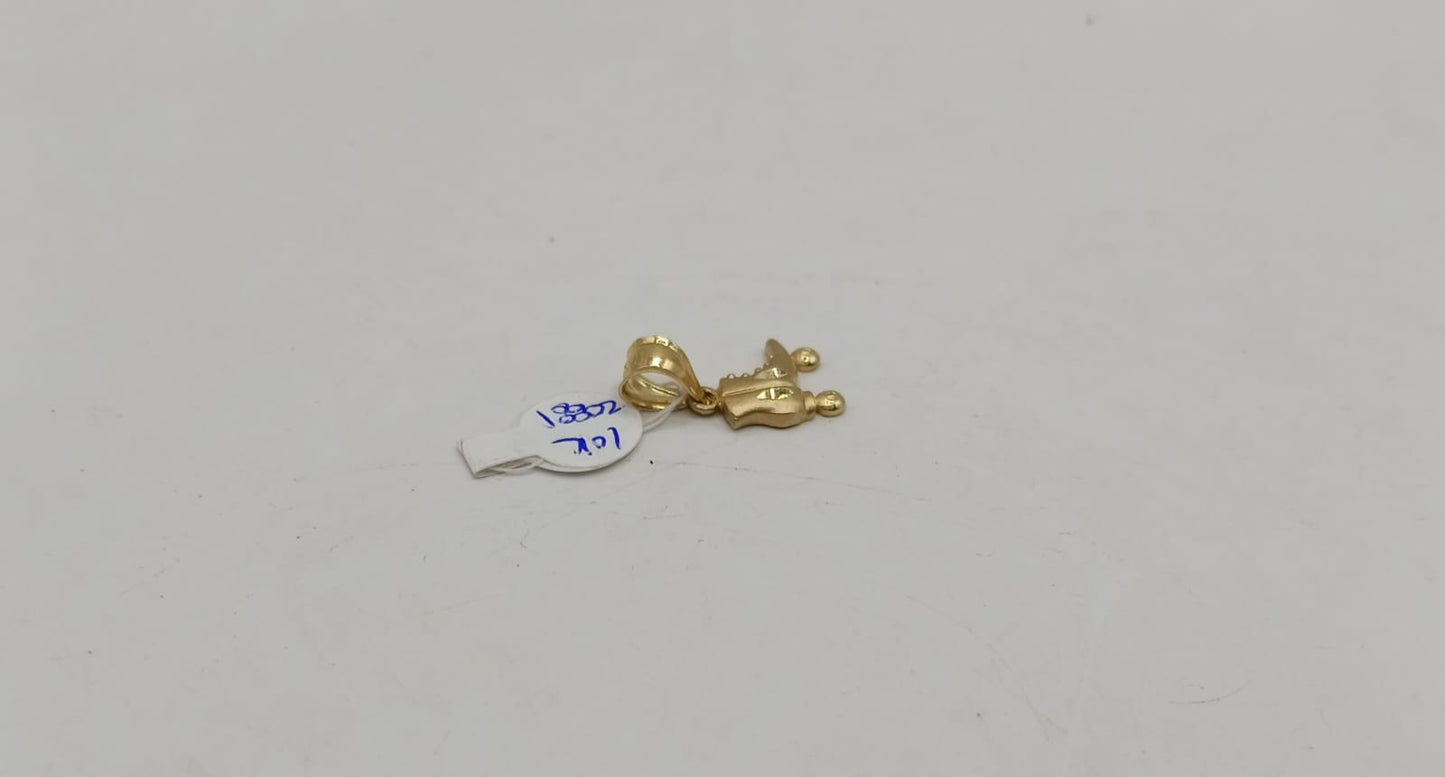 Dije Patin ORO 10k peso 1.1gr, usado