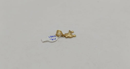 Dije Patin ORO 10k peso 1.1gr, usado
