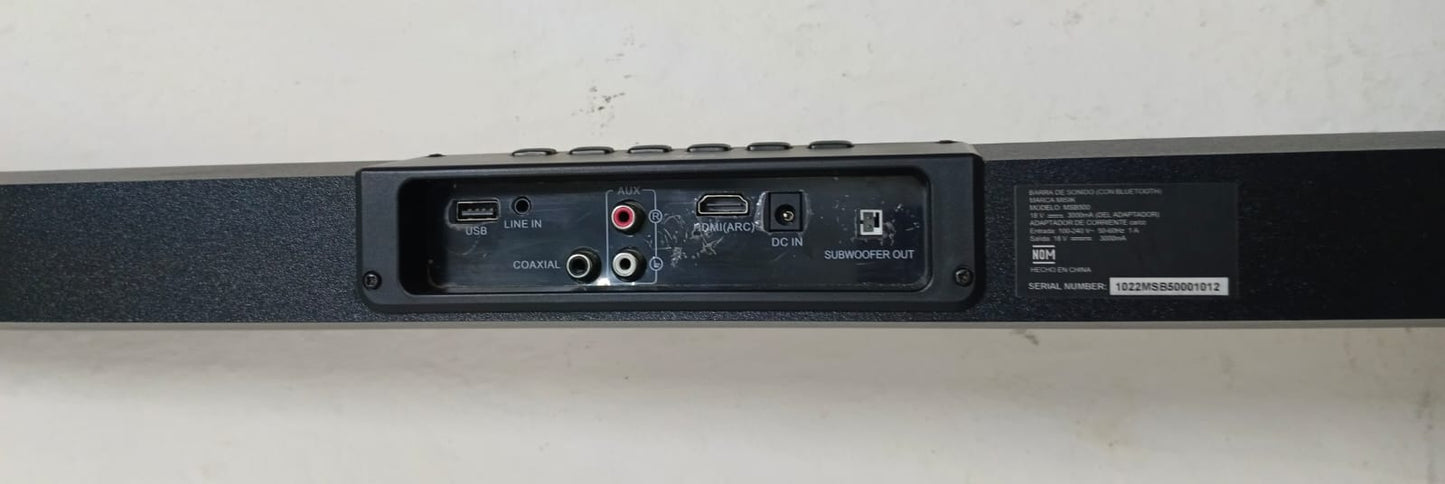 Barra de sonido Misik msb500, usado