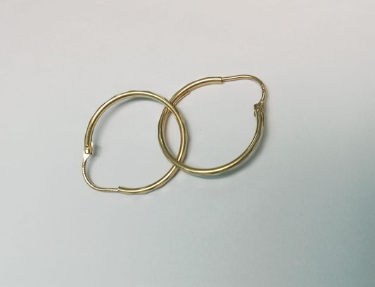 Arracadas Diamantadas en Oro 10K – 1.3g