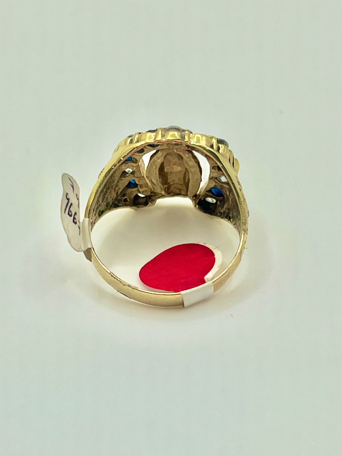 Anillo grueso de oro 10k 7gr # 11.5