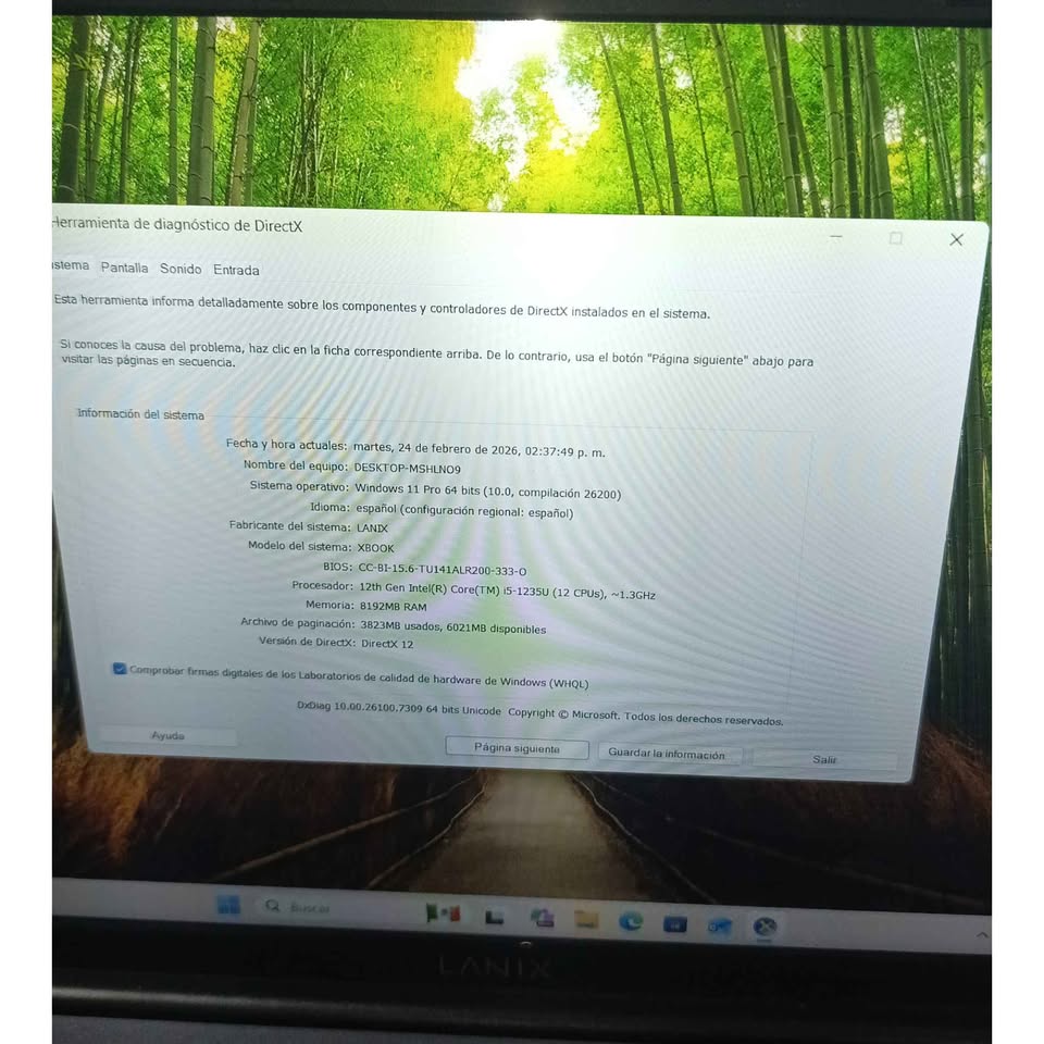 Laptop Lanix xbook b15 Core i5 475 SSD 128gb 8 ram