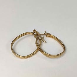 Arracadas con diseño 10k p 2.4gr