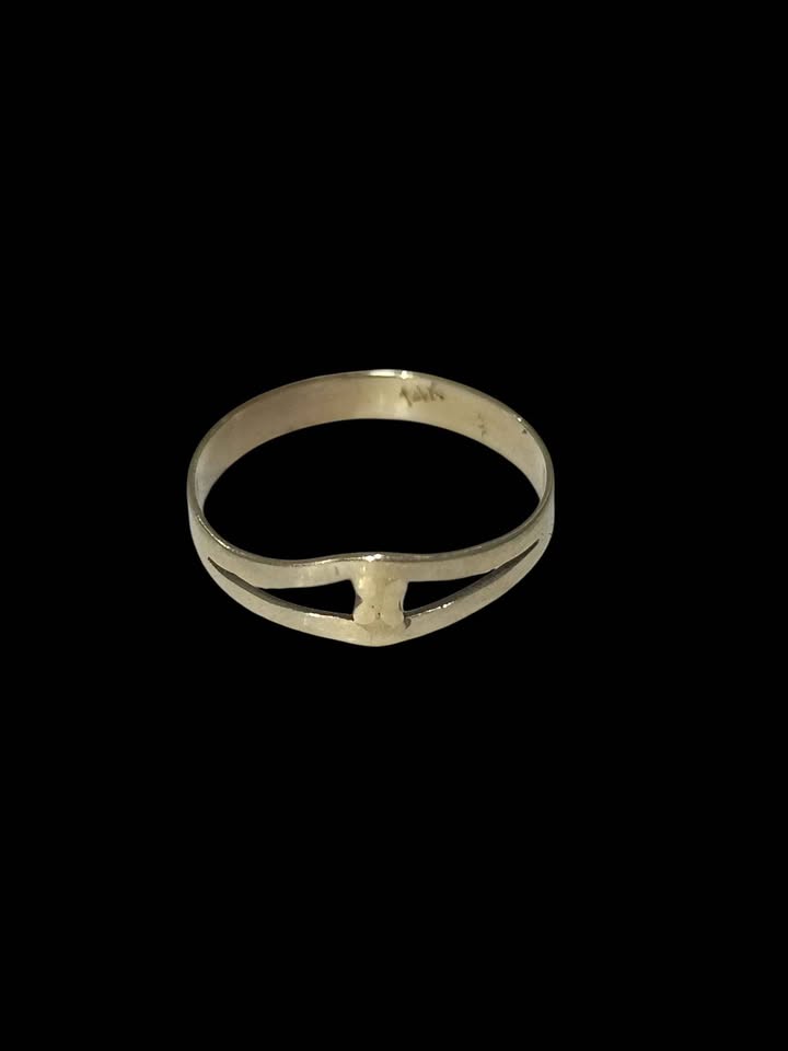 Oro Anillo 14K 0.9g