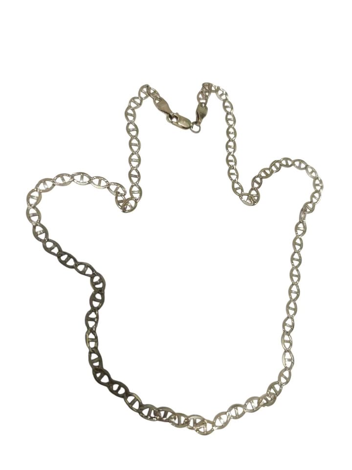 Oro Cadena tejido escalera 10k 5.7g