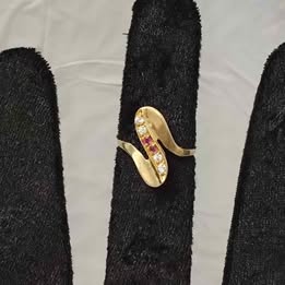 Anillo con sintéticos 8k p 2.1gr