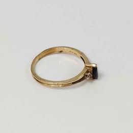 Anillo con sintético 10k p1.8gr