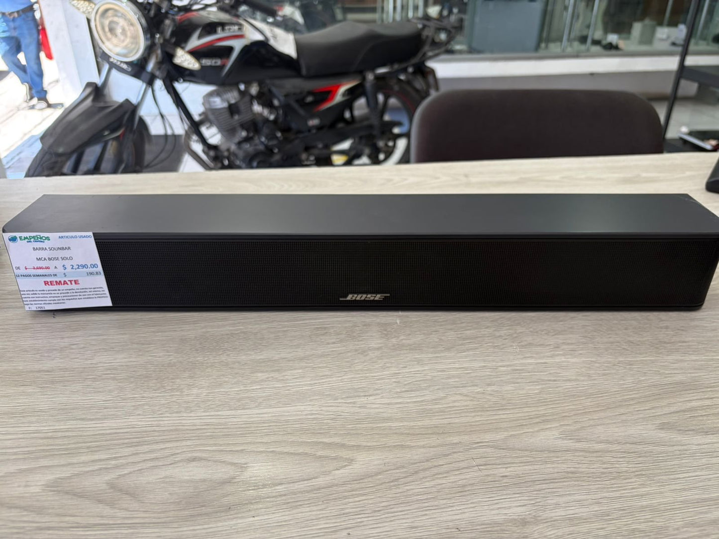 BARRA BOSE SOUNBAR SOLO